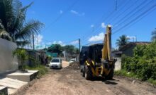 Transforma Santa Rita avança com pavimentação da Rua Cristóvão Colombo, em Tibiri II